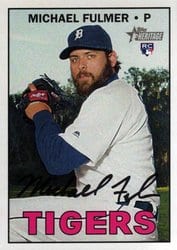 2016 Topps Heritage Base Set Michael Fulmer #648 card