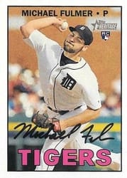 2016 Topps Heritage Base Set Michael Fulmer #648b card