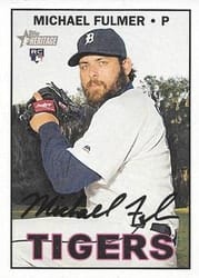 2016 Topps Heritage Base Set Michael Fulmer #648c card