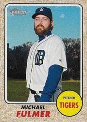 2017 Topps Heritage Base Set Michael Fulmer #484 card