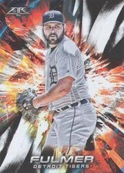 2018 Topps Fire Base Set Michael Fulmer #95 card