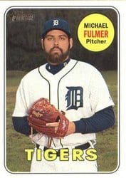 2018 Topps Heritage Base Set Michael Fulmer #382 card