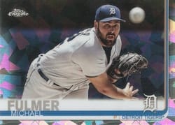 2019 Topps Chrome Sapphire Edition Base Set Michael Fulmer #173 card