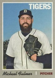2019 Topps Heritage Base Set Michael Fulmer #313 card
