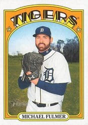 2021 Topps Heritage Base Set Michael Fulmer #529 card