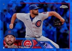 2023 Topps Chrome Update Sapphire Edition Base Set Michael Fulmer #USCS281 card