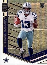 2018 Donruss Elite Base Set Michael Gallup #181 card