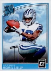2018 Donruss Optic Base Set Michael Gallup #174 card
