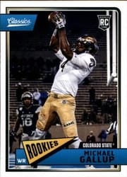 2018 Panini Classics Base Set Michael Gallup #227 card