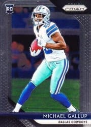 2018 Panini Prizm Base Set Michael Gallup #226 card
