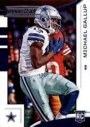 2018 Panini Rookies & Stars Base Set Michael Gallup #126 card