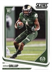 2018 Score Base Set Michael Gallup #388 card
