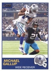 2019 Score Base Set Michael Gallup #169 card