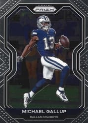 2020 Panini Prizm Base Set Michael Gallup #148 card