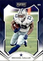 2021 Panini Playoff Base Set Michael Gallup #104 card