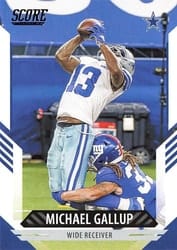 2021 Score Base Set Michael Gallup #293 card