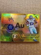 2022 Panini Gold Standard Au Michael Gallup #AU-MGA card