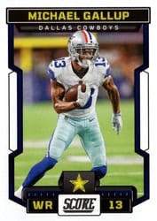 2023 Score Base Set Michael Gallup #229 card