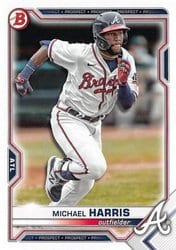 2021 Bowman Draft Base Set Michael Harris #BD-86 card