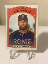 2021 Topps Heritage Minor League Real One Autographs Michael Harris #ROA-MH card