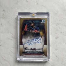 2023 Bowman Chrome Rookie Autographs Michael Harris II. #CRA-MH card