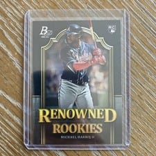 2023 Bowman Platinum Renowned Rookies Autographs Michael Harris II. #RR-9 card