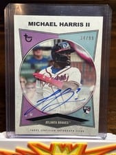 2023 Topps Brooklyn Collection Autographs Michael Harris II #AC-MH card
