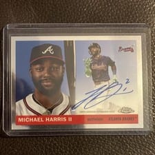2023 Topps Chrome Platinum Anniversary Autographs Michael Harris II #CPA-MH card
