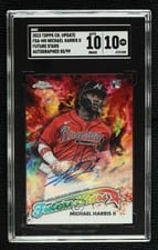 2023 Topps Chrome Update Future Stars Autographs Michael Harris II #FSA-MH card
