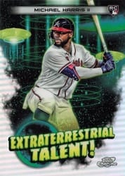 2023 Topps Cosmic Chrome Extraterrestrial Talent Michael Harris II #ET-16 card