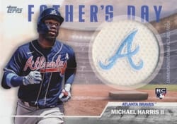 2023 Topps Father's Day Commemorative Team Patches Michael Harris II #FD-MH card