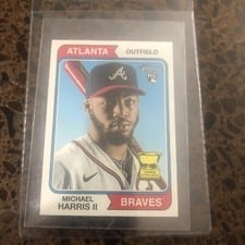 2023 Topps Heritage Mini Michael Harris II #30 card