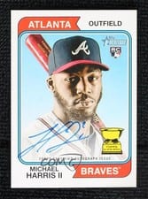 2023 Topps Heritage Real One Autographs Michael Harris II #ROA-MH card