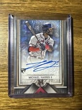 2023 Topps Museum Collection Archival Autographs Michael Harris II #AA-MH2 card