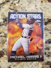 2023 Topps Update Action Stars Autographs Michael Harris II #AS-6 card