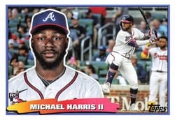 2023 Topps Update Oversized Topps Big Baseball Michael Harris II #BIG-23 card