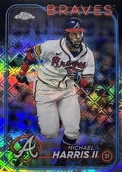 2024 Topps Chrome Logofractor Edition Base Set Michael Harris II #52 card