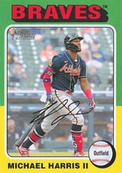 2024 Topps Heritage Mini Base Set Michael Harris II #416 card