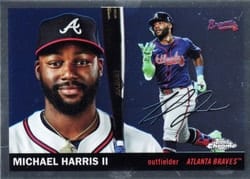 2025 Topps Chrome Platinum Base Set Michael Harris II #9 card