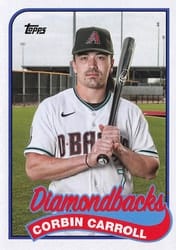 2023 Topps Archives 1989 Doubleheaders Michael Harris II / Corbin Carroll #89DH-9 card