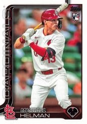 2025 Topps Base Set Michael Helman #418 card