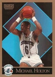1990-91 SkyBox Base Set Michael Holton #30 card