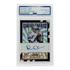 2024 Finest Finest Greats Autographs Michael Irvin #FG-MI card