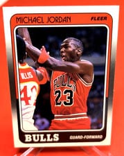 1988 Fleer Michael Jordan #17 card