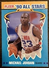 1990 Fleer All-Star Michael Jordan #5 card
