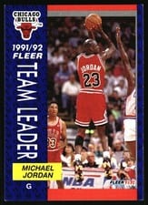 1991 Fleer Michael Jordan #375 card