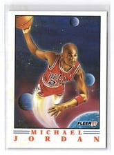 1991 Fleer Pro Visions Michael Jordan #2 card