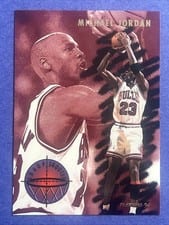 1993 Fleer Sharpshooter Michael Jordan #3 card