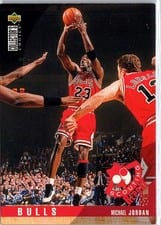 1995-96 Collector's Choice Base Set Michael Jordan #324 card