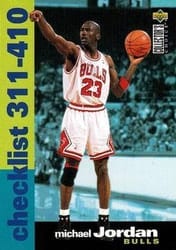 1995-96 Collector's Choice Base Set Michael Jordan #410 card